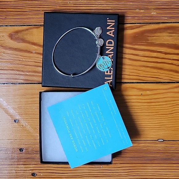 Alex and Ani "Dive In" Enamel and Crystal Bracelet - Picture 6 of 8